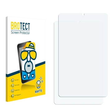 Parte frontale di una confezione del prodotto con il logo del marchio BROTECT. Accanto si trova la protezione per lo schermo c