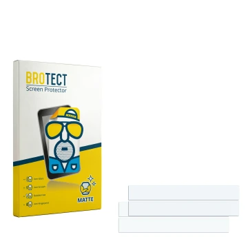 Parte frontale di una confezione del prodotto con il logo del marchio BROTECT. Accanto si trova la protezione per lo schermo c