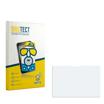 Parte frontale di una confezione del prodotto con il logo del marchio BROTECT. Accanto si trova la protezione per lo schermo c