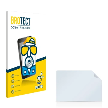 Parte frontale di una confezione del prodotto con il logo del marchio BROTECT. Accanto si trova la protezione per lo schermo c