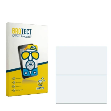 Parte frontale di una confezione del prodotto con il logo del marchio BROTECT. Accanto si trova la protezione per lo schermo c