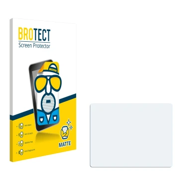 Parte frontale di una confezione del prodotto con il logo del marchio BROTECT. Accanto si trova la protezione per lo schermo c