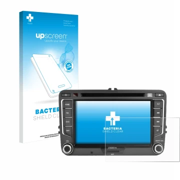 Parte frontale di una confezione del prodotto con il logo del marchio upscreen. Accanto è raffigurato il dispositivo Zenec E>G