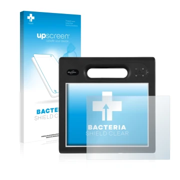 Parte frontale di una confezione del prodotto con il logo del marchio upscreen. Accanto è raffigurato il dispositivo Motion Co