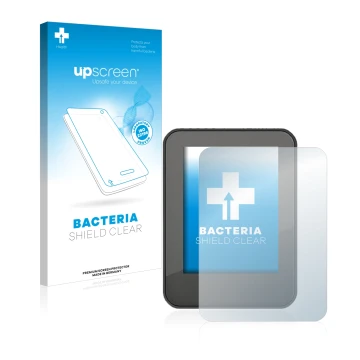 Parte frontale di una confezione del prodotto con il logo del marchio upscreen. Accanto è raffigurato il dispositivo Neodrives
