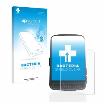 Parte frontale di una confezione del prodotto con il logo del marchio upscreen. Accanto è raffigurato il dispositivo Wahoo Ele