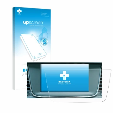 Parte frontale di una confezione del prodotto con il logo del marchio upscreen. Accanto è raffigurato il dispositivo Opel Gran