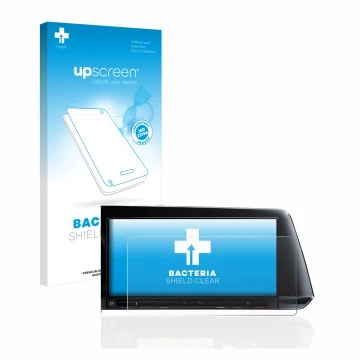 Parte frontale di una confezione del prodotto con il logo del marchio upscreen. Accanto è raffigurato il dispositivo Volkswage