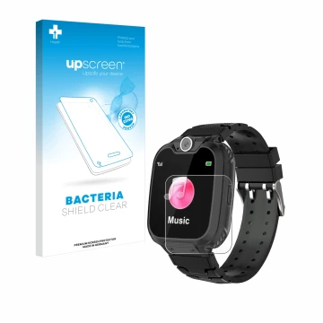 Parte frontale di una confezione del prodotto con il logo del marchio upscreen. Accanto è raffigurato il dispositivo Pthtechus