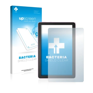 Parte frontale di una confezione del prodotto con il logo del marchio upscreen. Accanto è raffigurato il dispositivo Amazon Fi