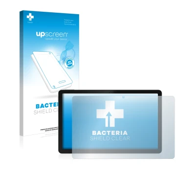 Parte frontale di una confezione del prodotto con il logo del marchio upscreen. Accanto è raffigurato il dispositivo realme Pa