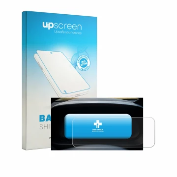 Parte frontale di una confezione del prodotto con il logo del marchio upscreen. Accanto è raffigurato il dispositivo Hyundai i