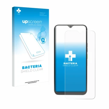 Parte frontale di una confezione del prodotto con il logo del marchio upscreen. Accanto è raffigurato il dispositivo 4G System