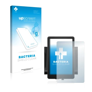Parte frontale di una confezione del prodotto con il logo del marchio upscreen. Accanto è raffigurato il dispositivo Bafang 86