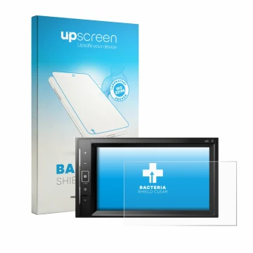 Parte frontale di una confezione del prodotto con il logo del marchio upscreen. Accanto è raffigurato il dispositivo Pioneer A