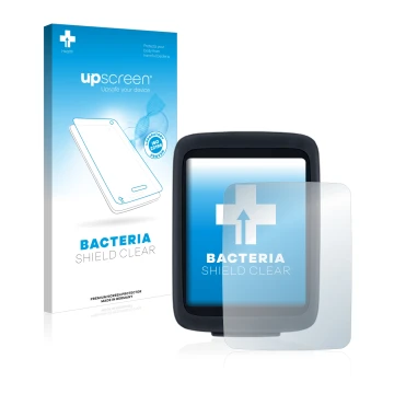 Parte frontale di una confezione del prodotto con il logo del marchio upscreen. Accanto è raffigurato il dispositivo Sigma BC 
