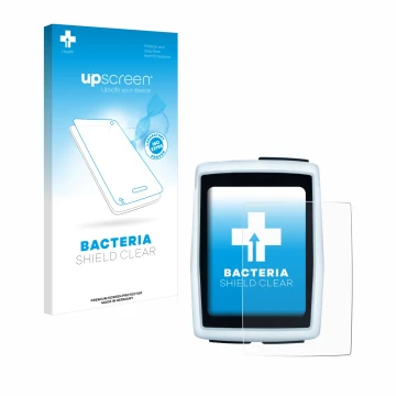 Parte frontale di una confezione del prodotto con il logo del marchio upscreen. Accanto è raffigurato il dispositivo Sigma BC 