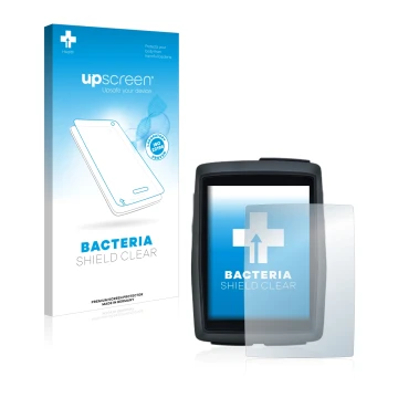 Parte frontale di una confezione del prodotto con il logo del marchio upscreen. Accanto è raffigurato il dispositivo Sigma BC 