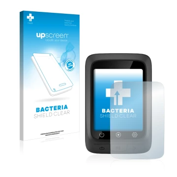 Parte frontale di una confezione del prodotto con il logo del marchio upscreen. Accanto è raffigurato il dispositivo CooSpo BC