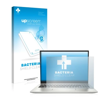 Parte frontale di una confezione del prodotto con il logo del marchio upscreen. Accanto è raffigurato il dispositivo MSI Prest