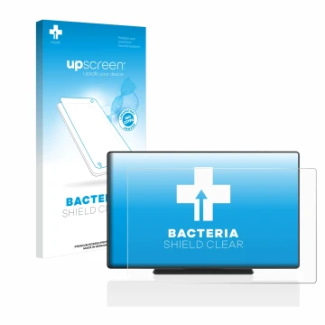 Parte frontale di una confezione del prodotto con il logo del marchio upscreen. Accanto è raffigurato il dispositivo Carpuride
