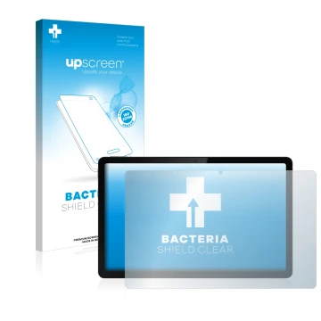 Parte frontale di una confezione del prodotto con il logo del marchio upscreen. Accanto è raffigurato il dispositivo realme Pa