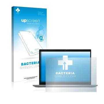 Parte frontale di una confezione del prodotto con il logo del marchio upscreen. Accanto è raffigurato il dispositivo Lenovo Th