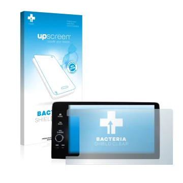 Parte frontale di una confezione del prodotto con il logo del marchio upscreen. Accanto è raffigurato il dispositivo Honda HR-