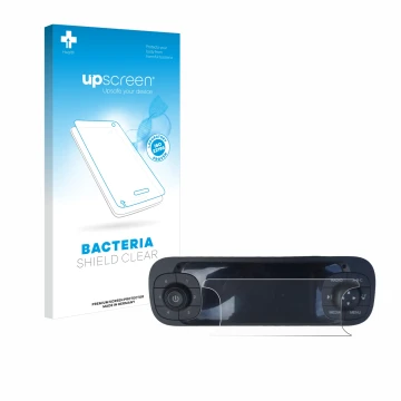 Parte frontale di una confezione del prodotto con il logo del marchio upscreen. Accanto è raffigurato il dispositivo Fiat Pand