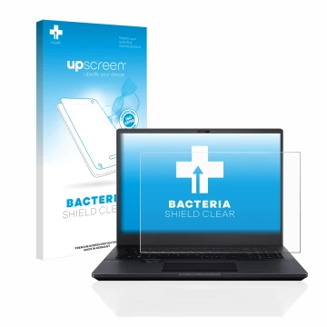 Parte frontale di una confezione del prodotto con il logo del marchio upscreen. Accanto è raffigurato il dispositivo ASUS ProA