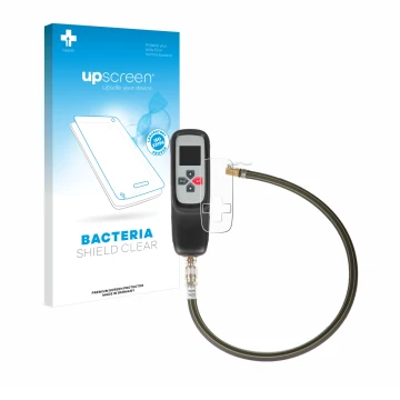 Parte frontale di una confezione del prodotto con il logo del marchio upscreen. Accanto è raffigurato il dispositivo Bartec TA
