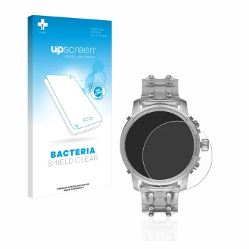 Parte frontale di una confezione del prodotto con il logo del marchio upscreen. Accanto è raffigurato il dispositivo Diesel Gr