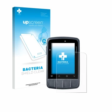 Parte frontale di una confezione del prodotto con il logo del marchio upscreen. Accanto è raffigurato il dispositivo Giant Das