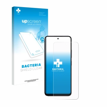 Parte frontale di una confezione del prodotto con il logo del marchio upscreen. Accanto è raffigurato il dispositivo Xiaomi Re