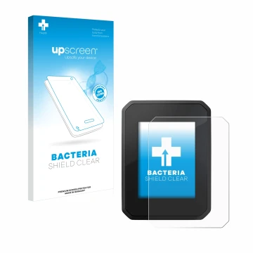 Parte frontale di una confezione del prodotto con il logo del marchio upscreen. Accanto è raffigurato il dispositivo FIT Displ
