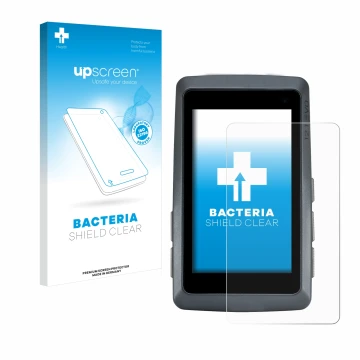Parte frontale di una confezione del prodotto con il logo del marchio upscreen. Accanto è raffigurato il dispositivo Sigma ROX