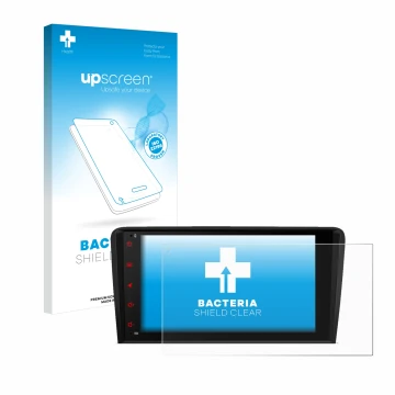 Parte frontale di una confezione del prodotto con il logo del marchio upscreen. Accanto è raffigurato il dispositivo Xtrons PS