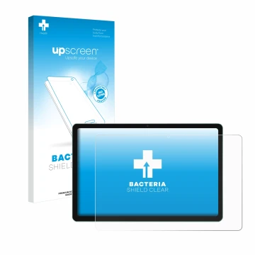 Parte frontale di una confezione del prodotto con il logo del marchio upscreen. Accanto è raffigurato il dispositivo Xiaomi Re