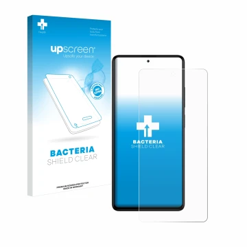 Parte frontale di una confezione del prodotto con il logo del marchio upscreen. Accanto è raffigurato il dispositivo Xiaomi Re