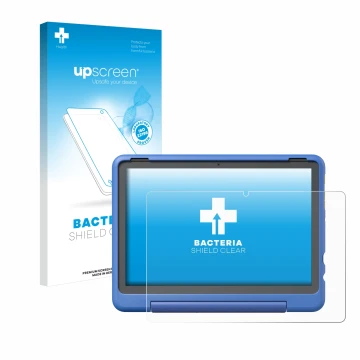 Parte frontale di una confezione del prodotto con il logo del marchio upscreen. Accanto è raffigurato il dispositivo Amazon Fi