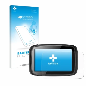 Parte frontale di una confezione del prodotto con il logo del marchio upscreen. Accanto è raffigurato il dispositivo Elebest C