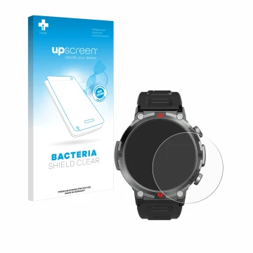 Parte frontale di una confezione del prodotto con il logo del marchio upscreen. Accanto è raffigurato il dispositivo IFMDA S10