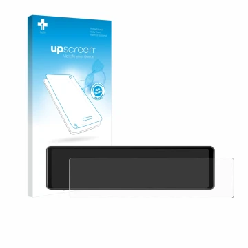 Parte frontale di una confezione del prodotto con il logo del marchio upscreen. Accanto è raffigurato il dispositivo Airpuxem 