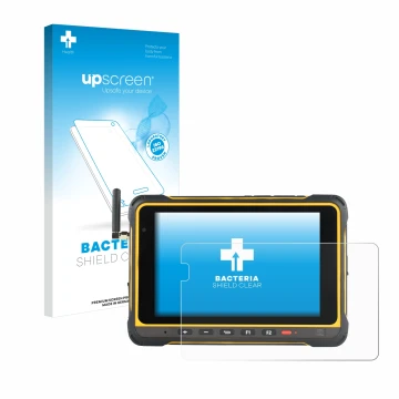 Parte frontale di una confezione del prodotto con il logo del marchio upscreen. Accanto è raffigurato il dispositivo AIR3 7.3 