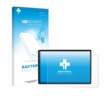 Parte frontale di una confezione del prodotto con il logo del marchio upscreen. Accanto è raffigurato il dispositivo Goodtel G