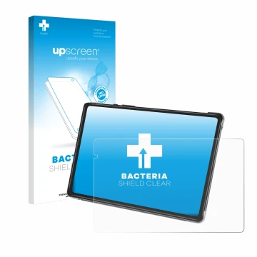 Parte frontale di una confezione del prodotto con il logo del marchio upscreen. Accanto è raffigurato il dispositivo Yestel T1