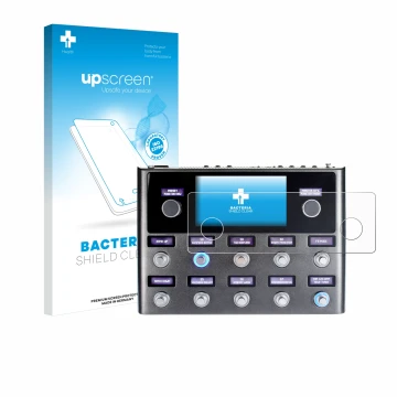 Parte frontale di una confezione del prodotto con il logo del marchio upscreen. Accanto è raffigurato il dispositivo Fender To