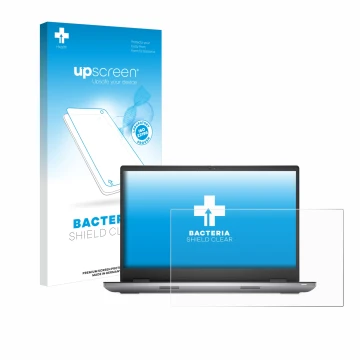 Parte frontale di una confezione del prodotto con il logo del marchio upscreen. Accanto è raffigurato il dispositivo Dell Prec
