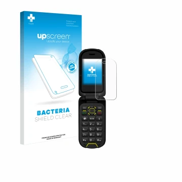 Parte frontale di una confezione del prodotto con il logo del marchio upscreen. Accanto è raffigurato il dispositivo Hammer Bo