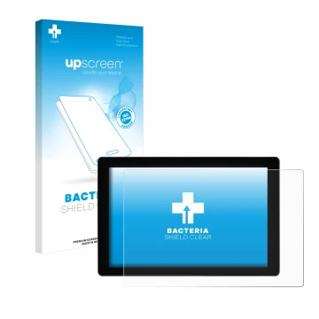 Parte frontale di una confezione del prodotto con il logo del marchio upscreen. Accanto è raffigurato il dispositivo SmallHD I